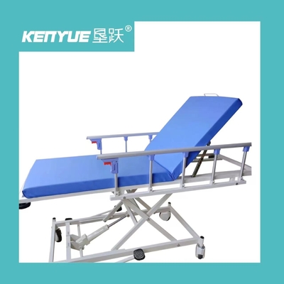 comprare Carrello idraulico speciale della barella dell'ospedale blu con quattro ruote fabbricazione online