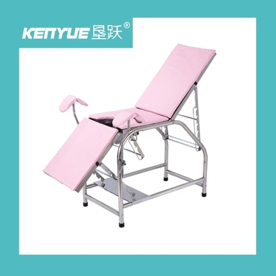 comprare Letto ginecologico dell'esame della Tabella ostetrica nera semplice di acciaio inossidabile fabbricazione online