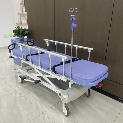 comprare Portafogli idraulici Equipaggiamento ospedaliero Equipaggiamento medico Camionetto per pazienti Corrimano pieghevole Trasferimento di sedia a rotelle fabbricazione online
