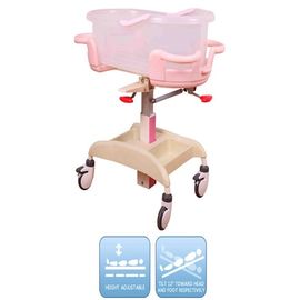 comprare Epossidico d'acciaio dell'ospedale della greppia rosa a resina epossidica d'acciaio del bambino regolabile dalla greppia del neonato dell'ospedale della primavera di gas fabbricazione online