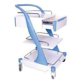 comprare Rosso di Bule del carrello dello strumento medico della struttura della lega di alluminio con quattro macchine per colata continua silenziose fabbricazione online