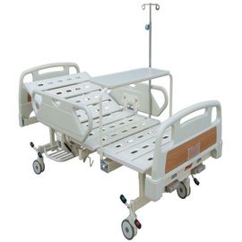 comprare Letto di ospedale manuale a grandezza naturale con due manovelle mobili con il pannello di Dinning fabbricazione online