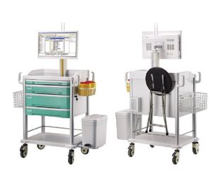 comprare Veicolo medico di professione d'infermiera del carrello del computer del carretto tutto compreso del computer fabbricazione online