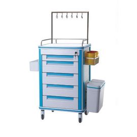 comprare Carrello dell'ospedale del carretto del carrello di emergenza dell'attrezzatura medica dall'ABS della mobilia dell'ospedale fabbricazione online