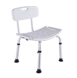 comprare Lega di alluminio regolabile di altezza bianca della sedia di bagno dell'ospedale Matte Finish fabbricazione online