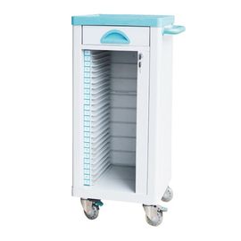 comprare L'archivio di plastica dell'ABS porta il carretto del dossier del carrello dello strumento medico con il cassetto fabbricazione online