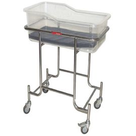 comprare Letto di bambino mobile GRP di acciaio inossidabile del passeggiatore del bacino trasparente della struttura fabbricazione online