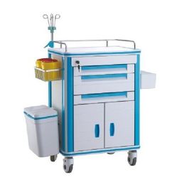 comprare Carretto medico per l'emergenza dell'ospedale, carretto del carrello di anestesia di arresto di rianimazione fabbricazione online