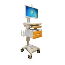 comprare Carrello della stazione di lavoro del computer portatile dell'ospedale con altezza elettricamente regolabile fabbricazione online