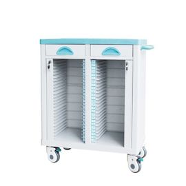comprare Carrello medico dell'archivio dell'ABS della mobilia dell'ospedale sulle ruote Druable per il trattamento fabbricazione online