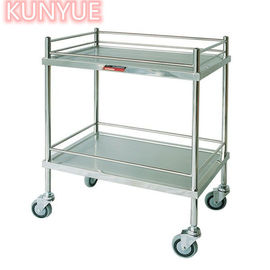 comprare Carrello d'argento materiale dell'ABS speciale del carrello dell'ospedale con le ruote fabbricazione online