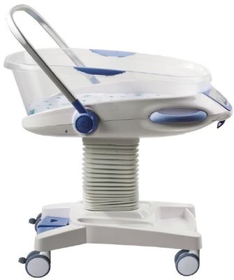 comprare Bianco del carrello del bambino dell'ospedale del carico di controllo 25kg del circuito idraulico della greppia del bambino del letto del bambino dell'ospedale fabbricazione online