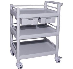 comprare Stampaggio ad iniezione dell'ABS che cura due strati di 923mm dell'ospedale del carrello dello strumento fabbricazione online