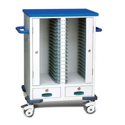 comprare Doppio carretto di cartella sanitaria della macchina per colata continua di storia 4 di file con due cassetti fabbricazione online