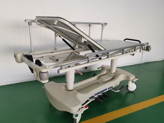 comprare Carrello idraulico regolabile della barella di emergenza di altezza lussuosa fabbricazione online