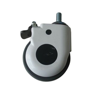 comprare Ruota di plastica muta del letto delle macchine per colata continua mediche dell'ospedale con la copertura esterna dell'ABS del freno fabbricazione online