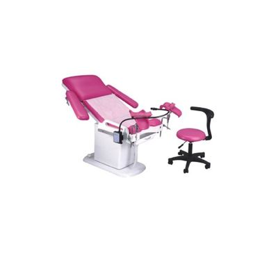 comprare Letto ostetrico di tableDelivery di Gynaec di rosa dell'ospedale della Tabella elettrica dell'esame con la lampada fabbricazione online