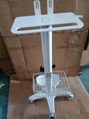 comprare Carretto medico bianco della stazione di lavoro del computer per il controllo dell'ospedale fabbricazione online
