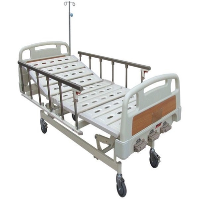 comprare Cellulare manuale del letto di ospedale delle macchine per colata continua tre della clinica a 5 pollici della manovella fabbricazione online