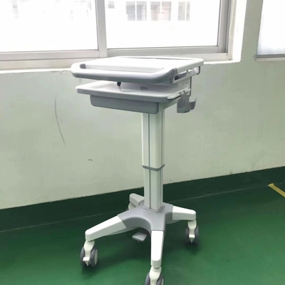 comprare Carretto del desktop computer di rotolamento del taccuino dell'ospedale, carretto mobile del computer portatile dell'ABS medico fabbricazione online