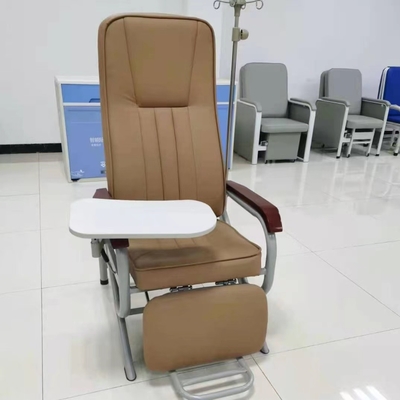 comprare Inclini liberamente il materiale marrone regolabile dell'unità di elaborazione della sedia di infusione dell'ospedale fabbricazione online