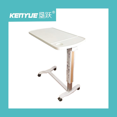 Pranzare la Tabella di Overbed dell'ospedale di Tray Table Metal Gas Spring del letto di ospedale