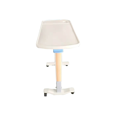 Pranzare la Tabella di Overbed dell'ospedale di Tray Table Metal Gas Spring del letto di ospedale