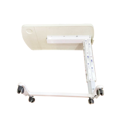 Pranzare la Tabella di Overbed dell'ospedale di Tray Table Metal Gas Spring del letto di ospedale