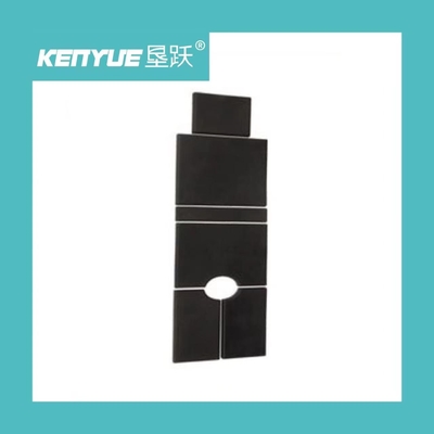 Unità di elaborazione ostetrica nera del materasso 30*8mm 25*6mm degli accessori della Tabella per il letto di ospedale