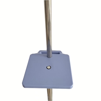 Acciaio inossidabile del supporto mobile blu di infusione con le ruote smontabili
