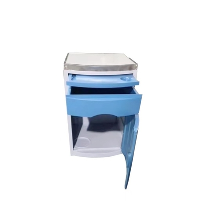 Gabinetto blu materiale del lato del letto del reparto del gabinetto del lato del letto dell'ABS specifico dell'ospedale