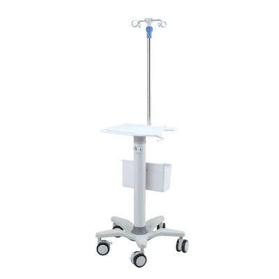 Carrello di plastica del monitor del supporto dell'ospedale della colonna della lega di alluminio di ingegneria dell'ABS