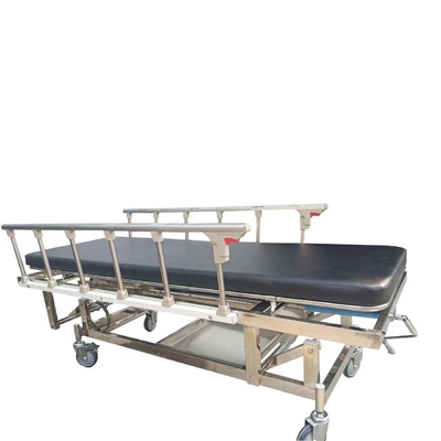 Carrello regolabile della barella dell'ambulanza di emergenza di altezza del manuale di acciaio inossidabile