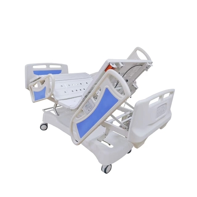 Regolabile Blu Electric Ospedale Letto infermieristico 770mm Cinque Funzioni Con Copertura