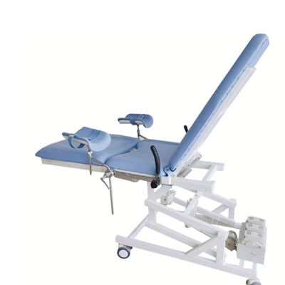 Bule Color Electric 3 Fcuntion Letto di consegna 90cm Metallo Tavolo ginecologico multifunzione