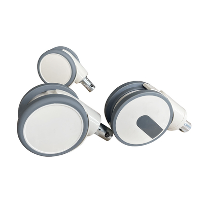 Ruota di controllo centrale da 6 pollici TPR+PP 32*50mm con accessori medici Ruota bianca