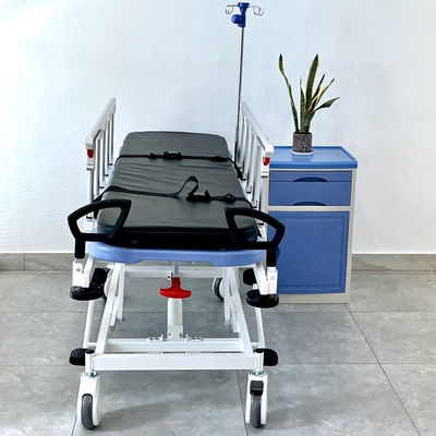 Blu idraulico del carrello della barella dell'ambulanza per l'ospedale medico
