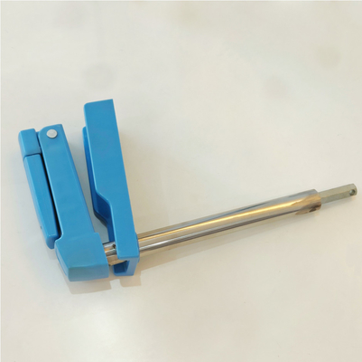 Manovella del letto di ospedale dell'ABS per il blu manuale di colore del letto di ospedale