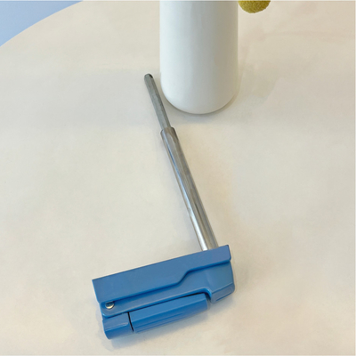 Manovella del letto di ospedale dell'ABS per il blu manuale di colore del letto di ospedale