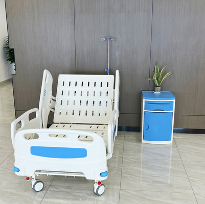 Letto ospedaliero elettrico regolabile blu Letto ospedaliero a cinque funzioni