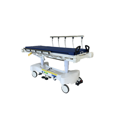 Stretcher di emergenza idraulico regolabile in altezza 2 strati Ospedale carrello di trasporto dei pazienti