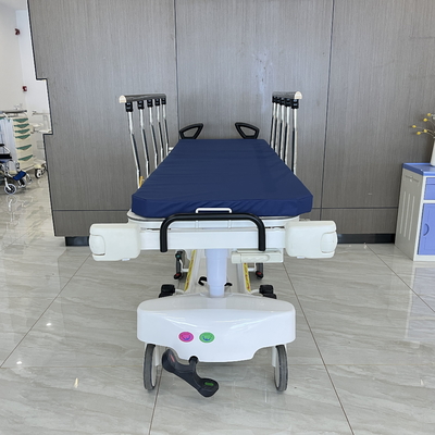 Stretcher di emergenza idraulico regolabile in altezza 2 strati Ospedale carrello di trasporto dei pazienti