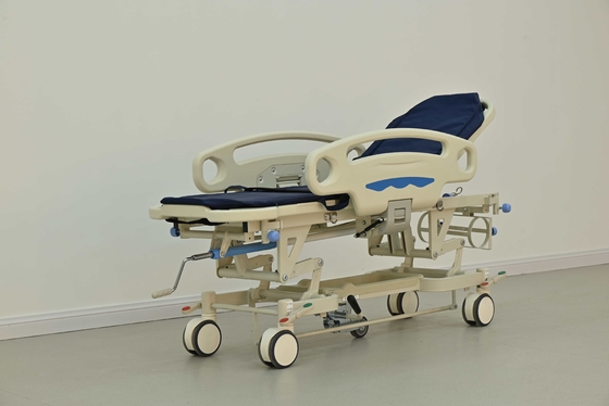 Trasferimento del paziente Stretcher Prodotto medico Ruota centrale Funzione del prodotto Letto di trasferimento sedia a rotelle