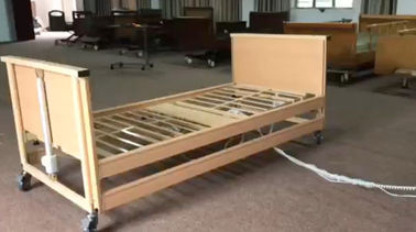 Letto di cura elettrico di cura del paziente dell'azionatore lineare del letto di cure domiciliari del letto della struttura di legno