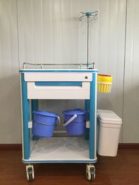 Carretto durevole del dottore Drug Delivery Medicine Crash con la ruota a 5 pollici della macchina per colata continua