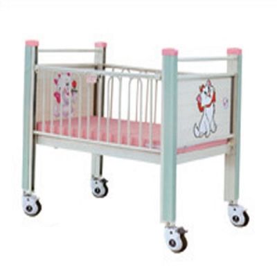 Singolo H58mm letto di bambino manuale storto dell'ospedale del CE