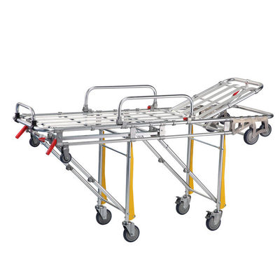 Letto medico del carrello dell'ambulanza di sicurezza 90cm di emergenza regolabile