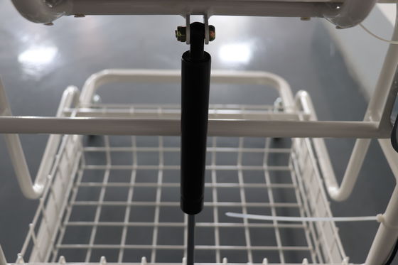 Letto infantile di angolo del bambino dell'ospedale trasparente regolabile mobile del bacino