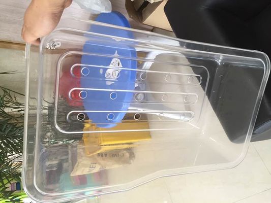 Materiale trasparente del bacino del bambino dell'ospedale degli accessori della greppia per i bambini