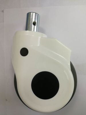 Ruota di plastica muta a 3/4 pollici della macchina per colata continua medica delle macchine per colata continua con la copertura esterna dell'ABS del freno